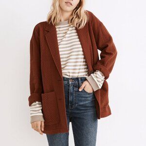 Madewell Diamond Jacquard Shaw Blazer